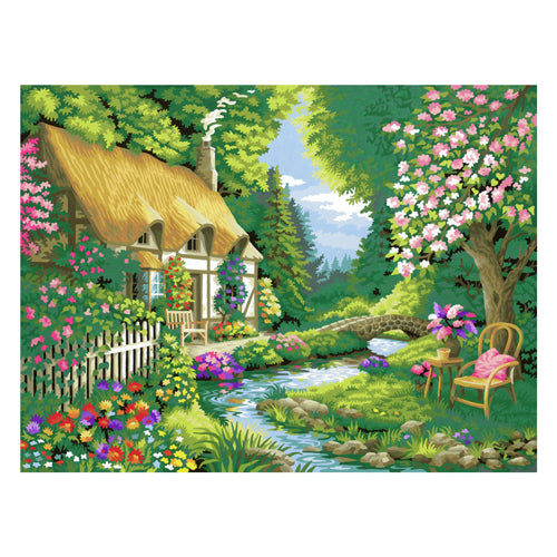 Load image into Gallery viewer, Ravensburger creart schilderen op nummer - cottage garden