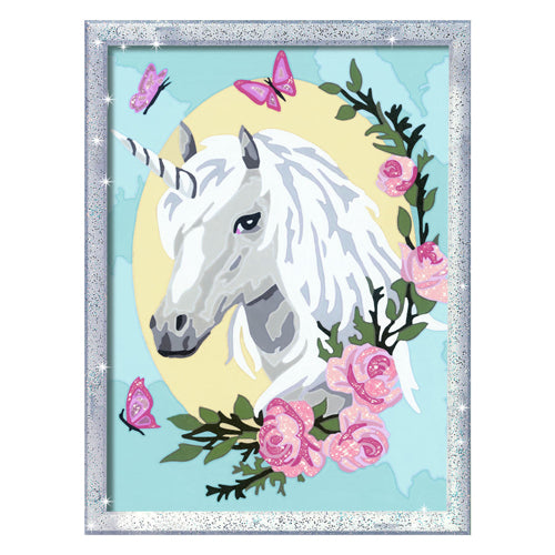 Afbeelding laden in galerijviewer, Ravensburger creart unicorn portrait - schilderen op nummer voor kinderen