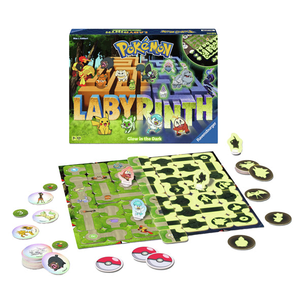 Afbeelding laden in galerijviewer, Ravensburger pokémon labyrinth glow in the dark