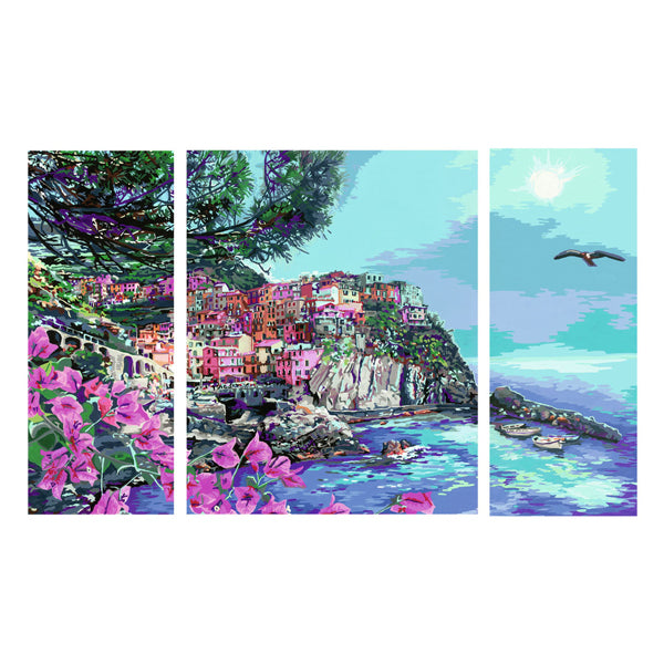 Load image into Gallery viewer, Ravensburger creart schilderen op nummer - romantic cinque terre