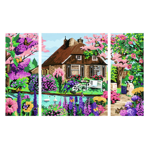 Load image into Gallery viewer, Ravensburger creart schilderen op nummer waterside cottage