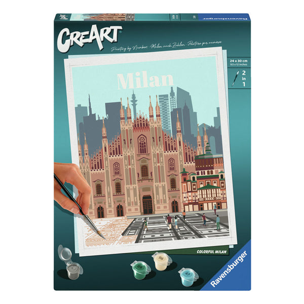 Load image into Gallery viewer, Ravensburger creart schilderen op nummer - colorful milan