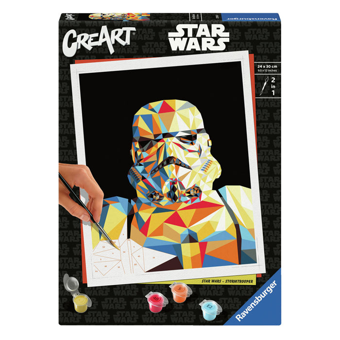 Load image into Gallery viewer, Ravensburger creart schilderen op nummer - star wars - stormtrooper