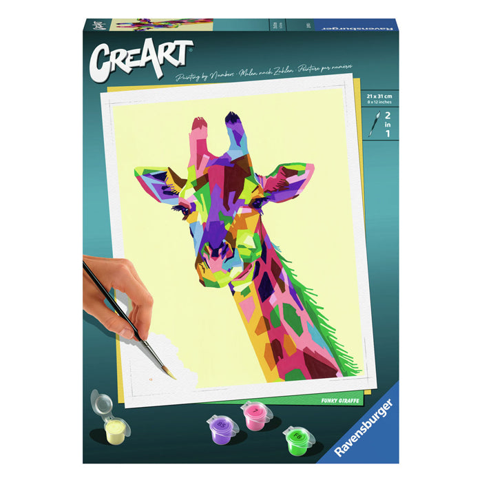 Load image into Gallery viewer, Ravensburger creart schilderen op nummer - giraffe