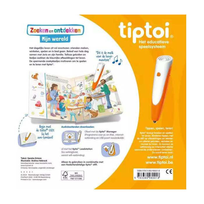Afbeelding laden in galerijviewer, Ravensburger tiptoi® boek mijn wereld
