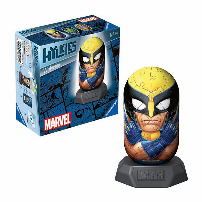 Afbeelding laden in galerijviewer, Ravensburger 3d puzzel hylkies marvel wolverine, 54st.