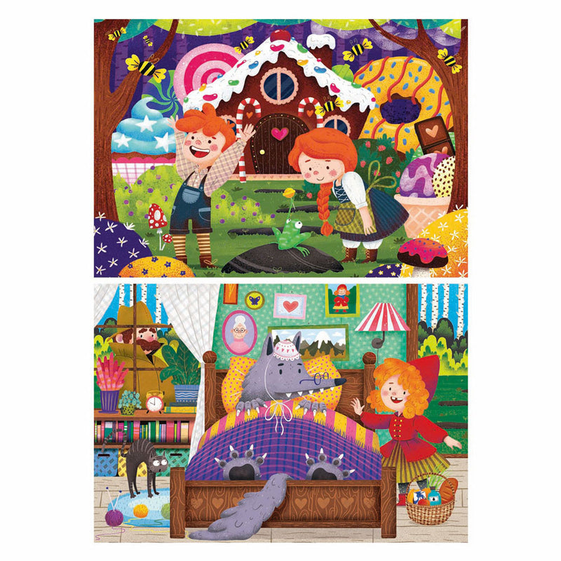 Chargez l'image dans la visionneuse de la galerie, Ravensburger puzzel - sprookjes 2x12 stukjes