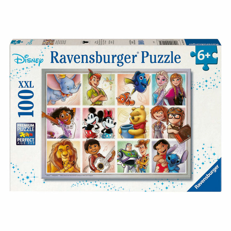 Load image into Gallery viewer, Ravensburger legpuzzel xxl disney karakters, 100st.