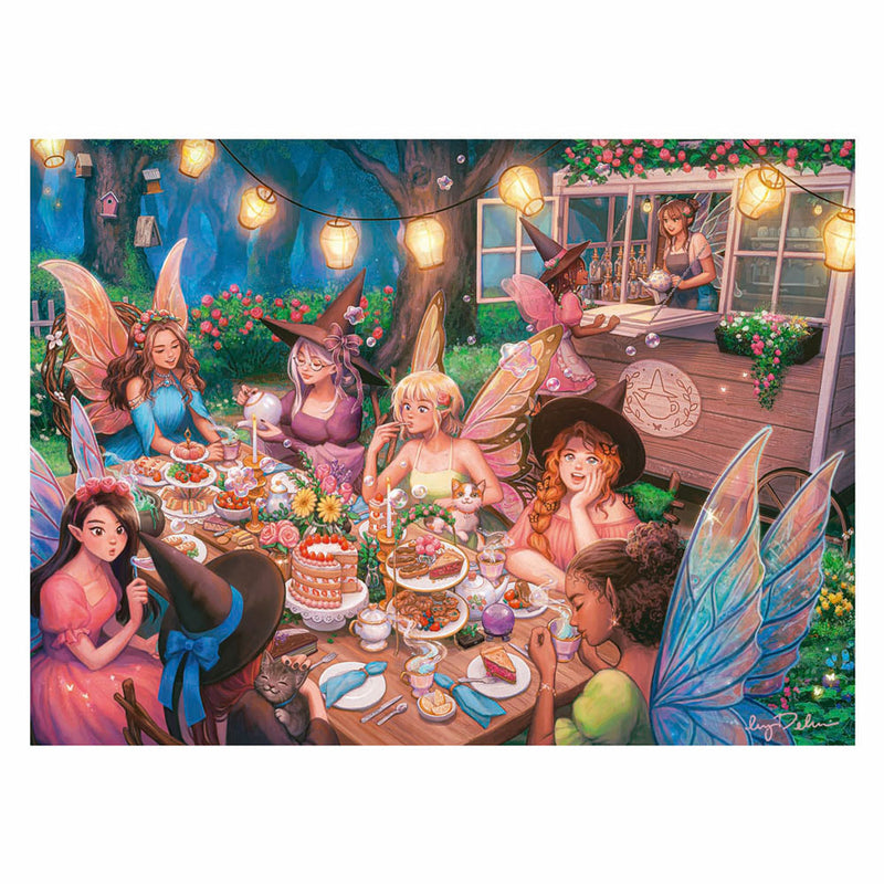 Load image into Gallery viewer, Ravensburger legpuzzel high tea met feeen, 300st.