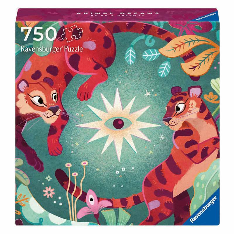 Load image into Gallery viewer, Ravensburger legpuzzel art soul animal spirit, 750st.