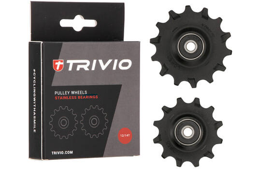 Laden Sie das Bild in Galerie -Viewer, Trivio - derailleurwieltjes 12 14t stainless lagers
