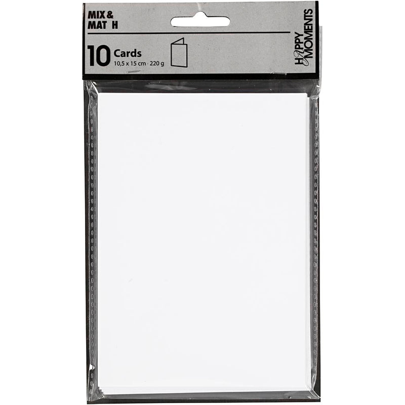Load image into Gallery viewer, Creativ company https: www.cchobby.nl kaarten-afmeting-kaart-10-5x15-cm-220-wit-10-stuk-1-doos