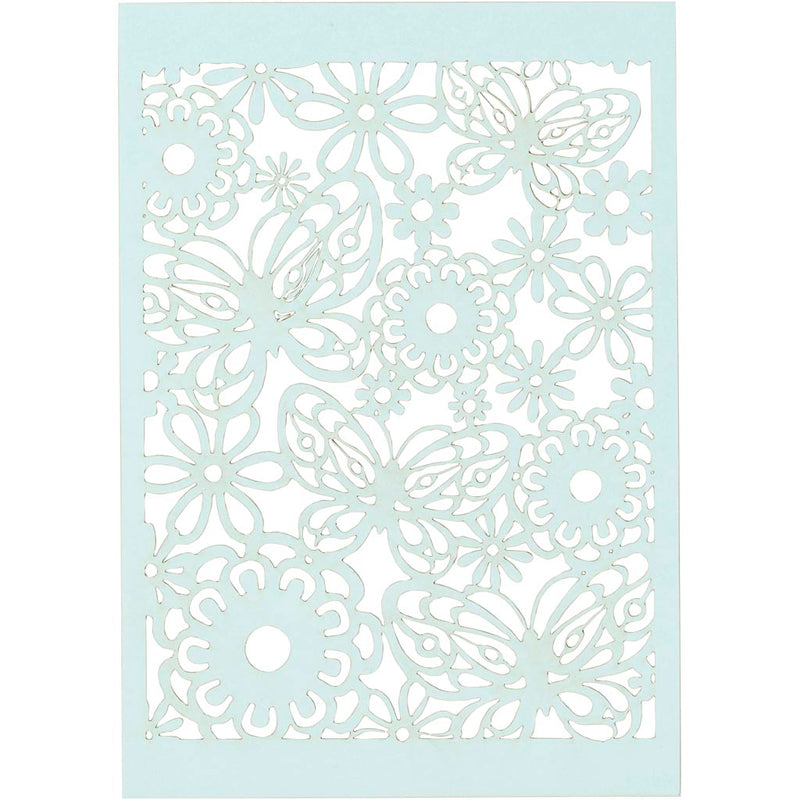 Load image into Gallery viewer, Creativ company patroonkarton, vel 10,5x15 cm, 200 gr, lichtblauw, 10 stuk 1 doos