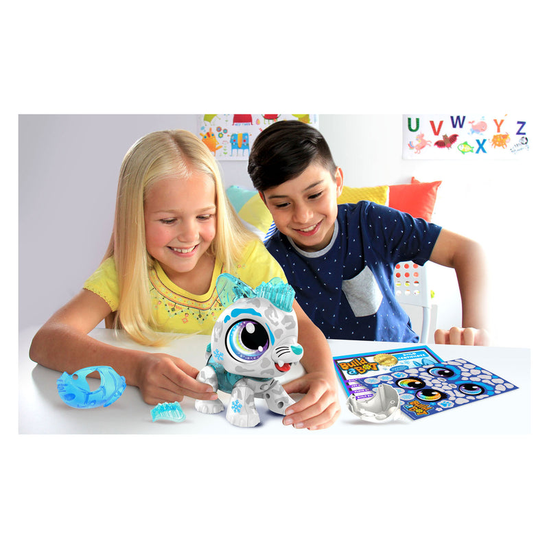 Load image into Gallery viewer, Goliath Build a Bot Lights Sneeuw Luipaard Interactieve Robot
