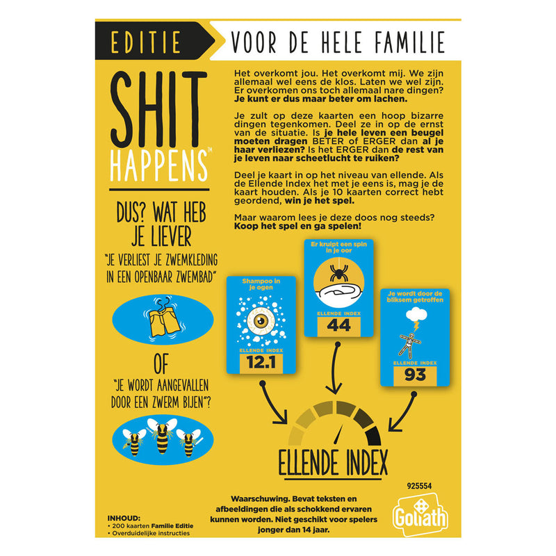 Chargez l'image dans la visionneuse de la galerie, Goliath shit happens: familie editie 14+ - nederlandstalig kaartspel - partyspel