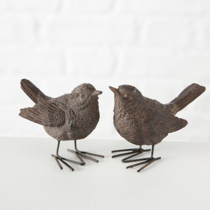 Chargez l'image dans la visionneuse de la galerie, Boltze home beeldje vogel spatz h6cm polyresin