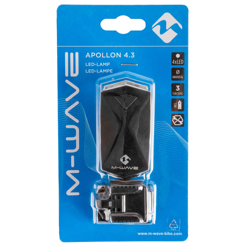 Chargez l'image dans la visionneuse de la galerie, M-wave apollon 4.3 battery front light