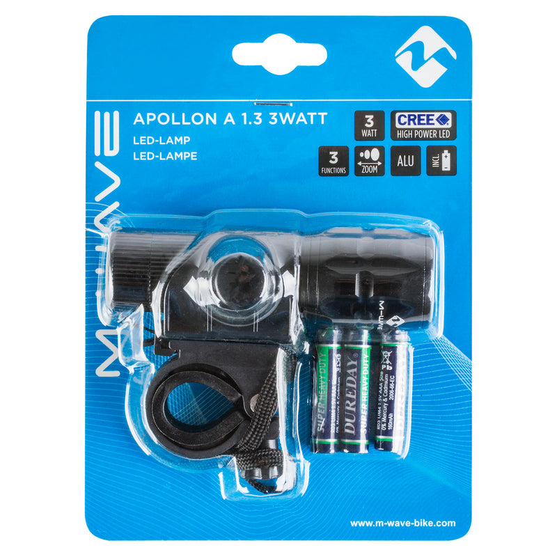 Chargez l'image dans la visionneuse de la galerie, M-wave apollon a 1.3 3 watt battery front light