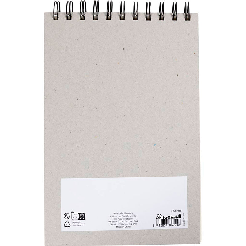 Load image into Gallery viewer, Creativ company https: www.cchobby.nl pad-voor-oliepastels-a5-vel-148x210-mm-300-gr-wit-15-vel-1-stuk
