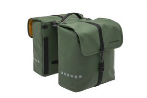 Load image into Gallery viewer, New Looxs Odense Dubbele Fietstas - Groen - 39L