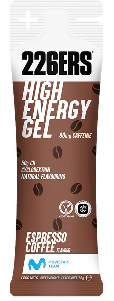 Laden Sie das Bild in Galerie -Viewer, 226ers high energy 80mg caffeine espresso coffee gel 76g