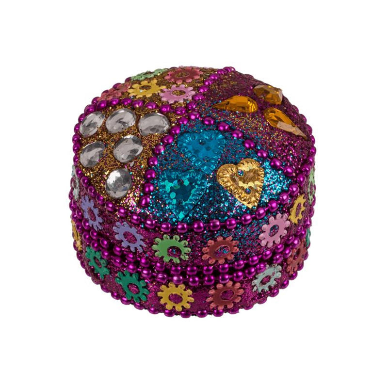 Afbeelding laden in galerijviewer, Out of the blue juwelendoosje oriental design ø4,5cm