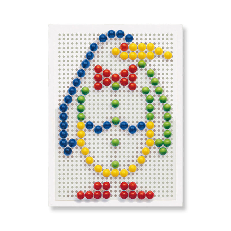 Chargez l'image dans la visionneuse de la galerie, Quercetti insteek mozaïek, 100 pins