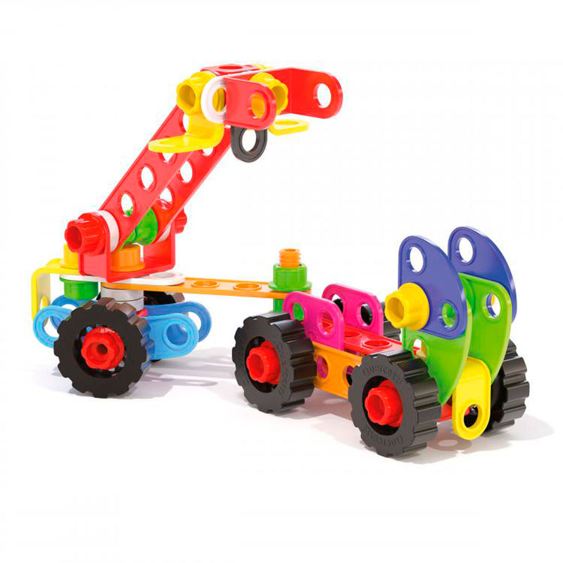 Afbeelding laden in galerijviewer, Quercetti tecno jumbo met opbergbox, 84dlg.