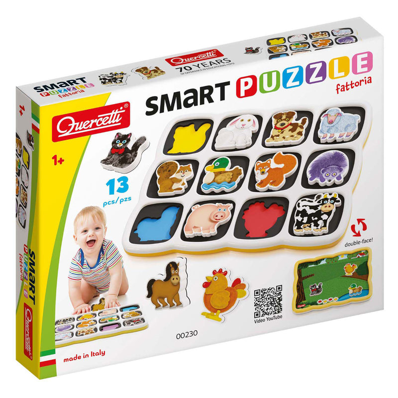 Load image into Gallery viewer, Quercetti smart magneet puzzel boerderij