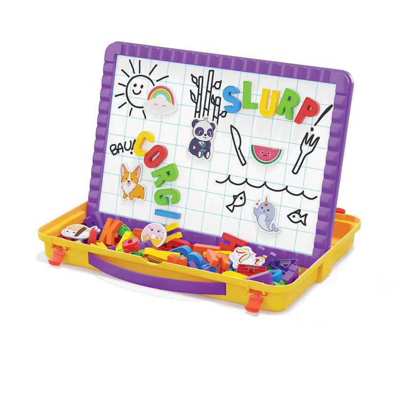 Afbeelding laden in galerijviewer, Quercetti magnetic magneetletters 2-in-1 58-delig