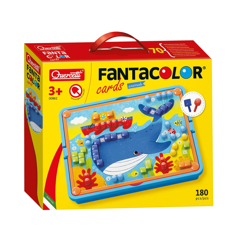 ギャラリービューアに画像をロードする, Quercetti mozaïek speelgoed dieren - fantacolor 180dlg creatief.