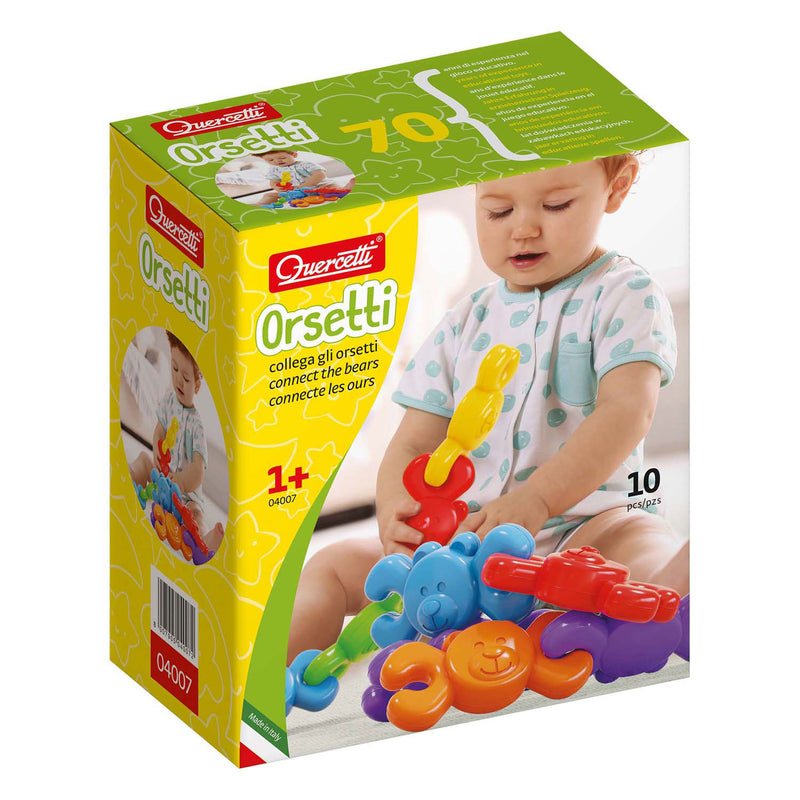 Load image into Gallery viewer, Quercetti orsetti vormen ketting, 10dlg.