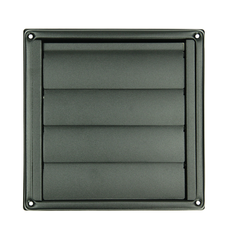 Afbeelding laden in galerijviewer, Renson 1068946 - inbouw dampkaprooster 633 inox zwart (dia 125) | 2 stuks
