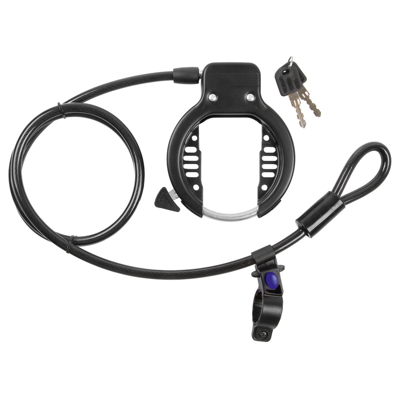 Chargez l'image dans la visionneuse de la galerie, M-wave ringloop frame lock with cable