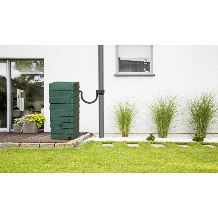 Afbeelding laden in galerijviewer, Harcostar 1066441 - regenton muurtank groen 276l | 2 stuks