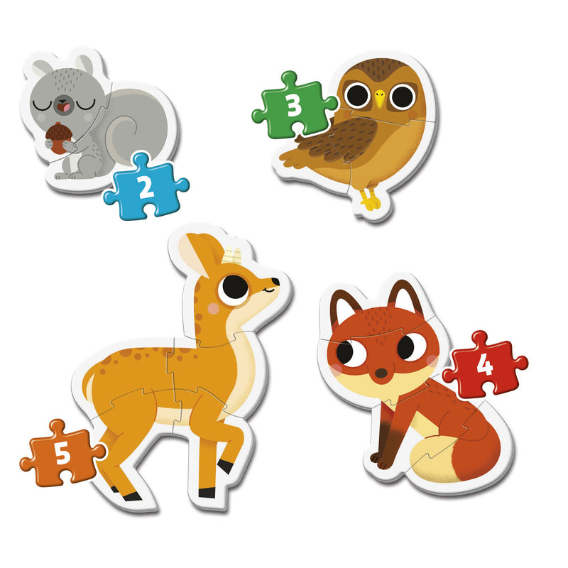 Load image into Gallery viewer, Clementoni mijn eerste puzzels - bosdieren