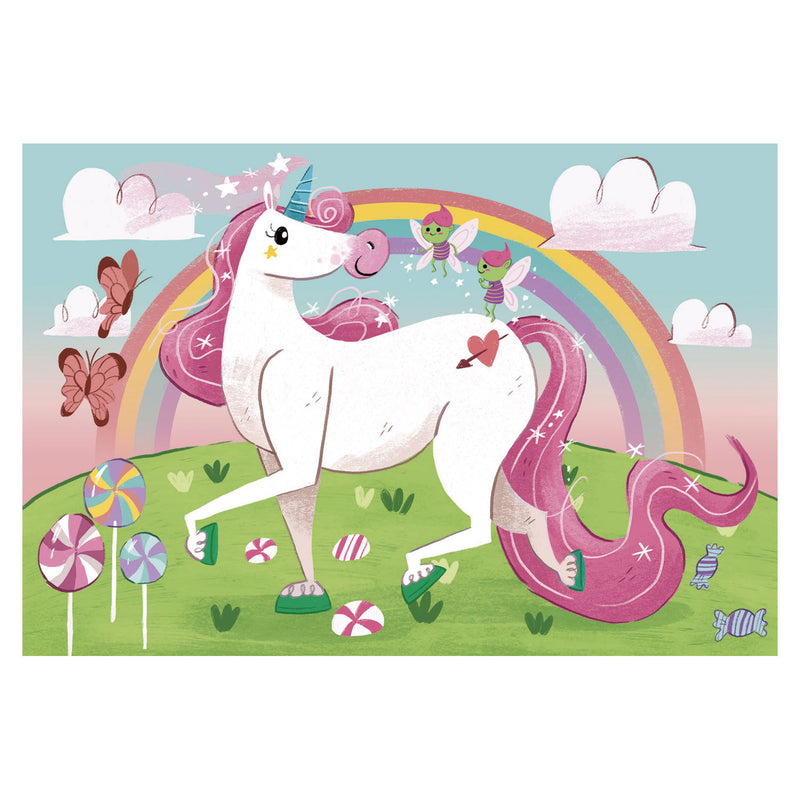 Afbeelding laden in galerijviewer, Clementoni puzzel 104pcs i believe in unicorns brilliant