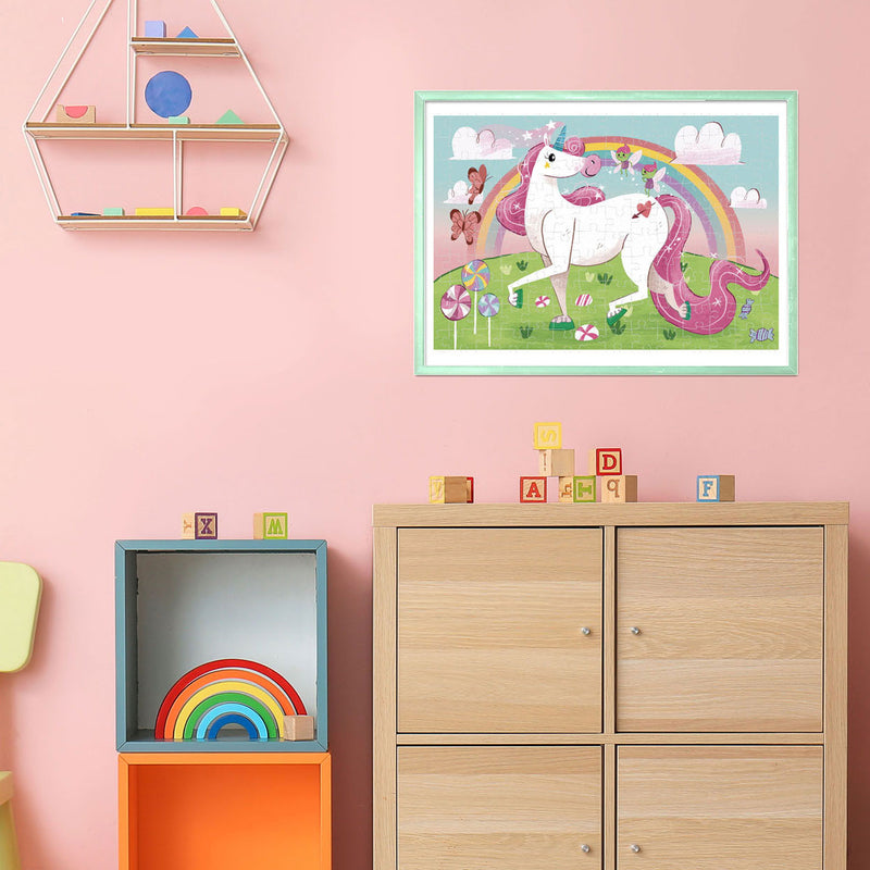 Afbeelding laden in galerijviewer, Clementoni puzzel 104pcs i believe in unicorns brilliant