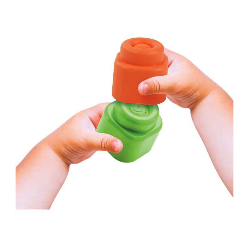 Afbeelding laden in galerijviewer, Clementoni soft clemmy - sensory path - sensorisch speelgoed - speelkleed - baby blokken en speelmat - met zachte foam stapelblokken - 6 - 36 maanden