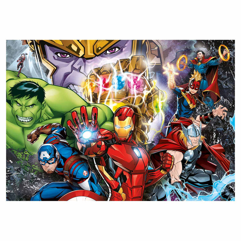 Load image into Gallery viewer, Clementoni brilliant puzzel marvel superhelden, 104st.