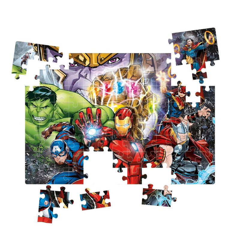 Load image into Gallery viewer, Clementoni brilliant puzzel marvel superhelden, 104st.