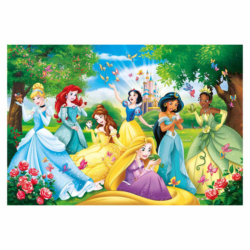 Afbeelding laden in galerijviewer, Disney hercegnők disney prinses magische metgezellen 60-delige maxi-puzzel clementoni
