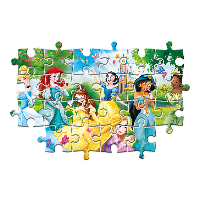 Afbeelding laden in galerijviewer, Disney hercegnők disney prinses magische metgezellen 60-delige maxi-puzzel clementoni