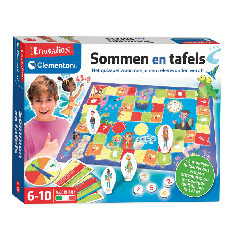 Load image into Gallery viewer, Clementoni Education Sommen en Tafels