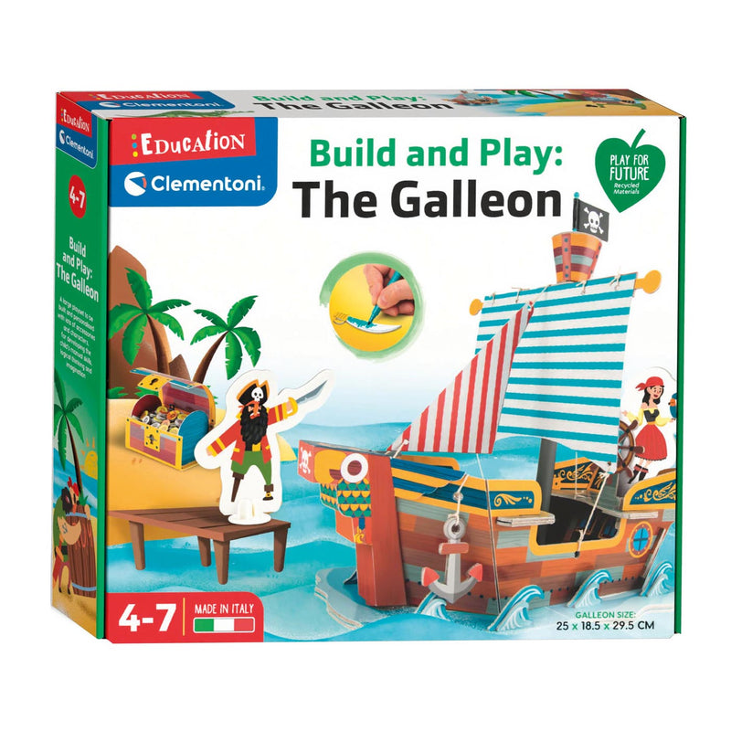 Load image into Gallery viewer, Clementoni Education Bouw Speel Piratenboot