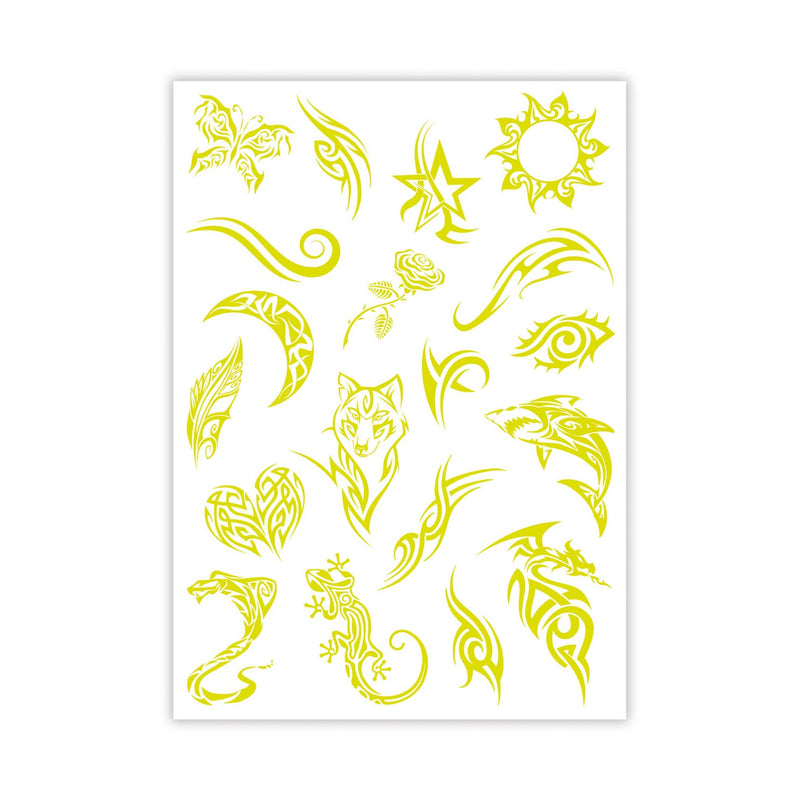Afbeelding laden in galerijviewer, Clementoni crazy chic - urban tattoos glow in the dark