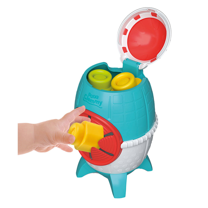 Afbeelding laden in galerijviewer, Clementoni baby clemmy - sensory raket met blokken