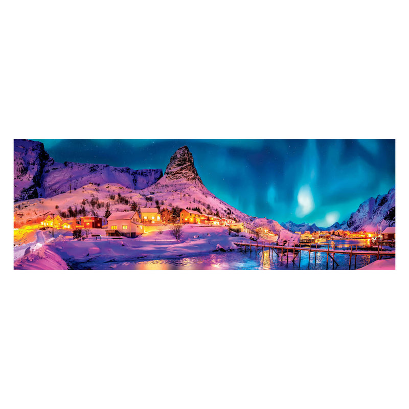 Afbeelding laden in galerijviewer, Clementoni panorama legpuzzel lofoten, 1000st.