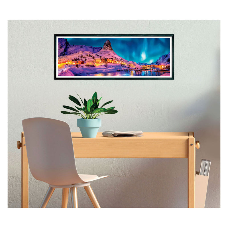 Afbeelding laden in galerijviewer, Clementoni panorama legpuzzel lofoten, 1000st.