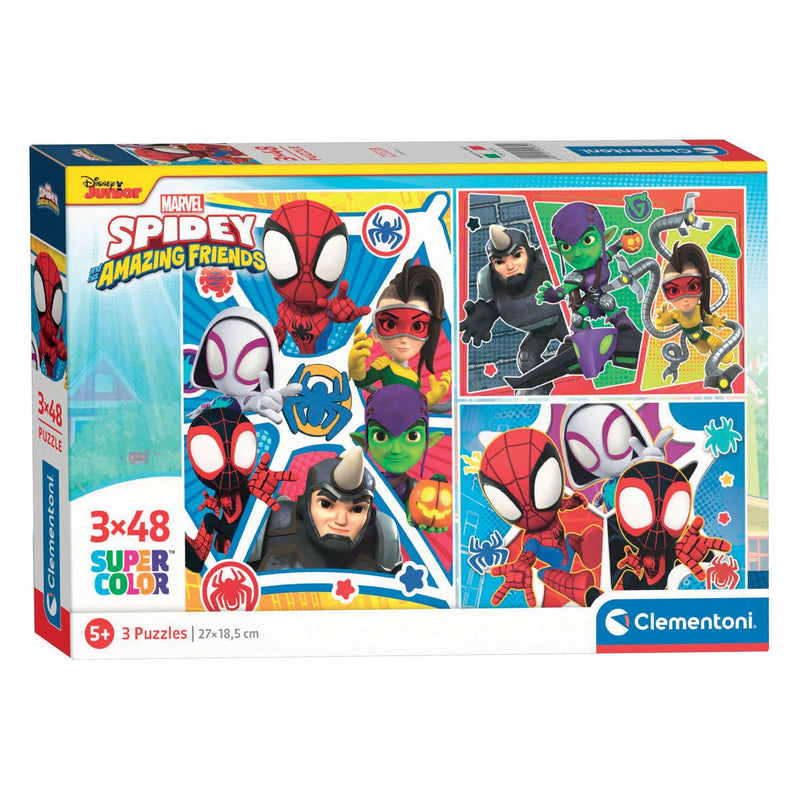 Load image into Gallery viewer, Clementoni Puzzel Spidey, 3x48st.